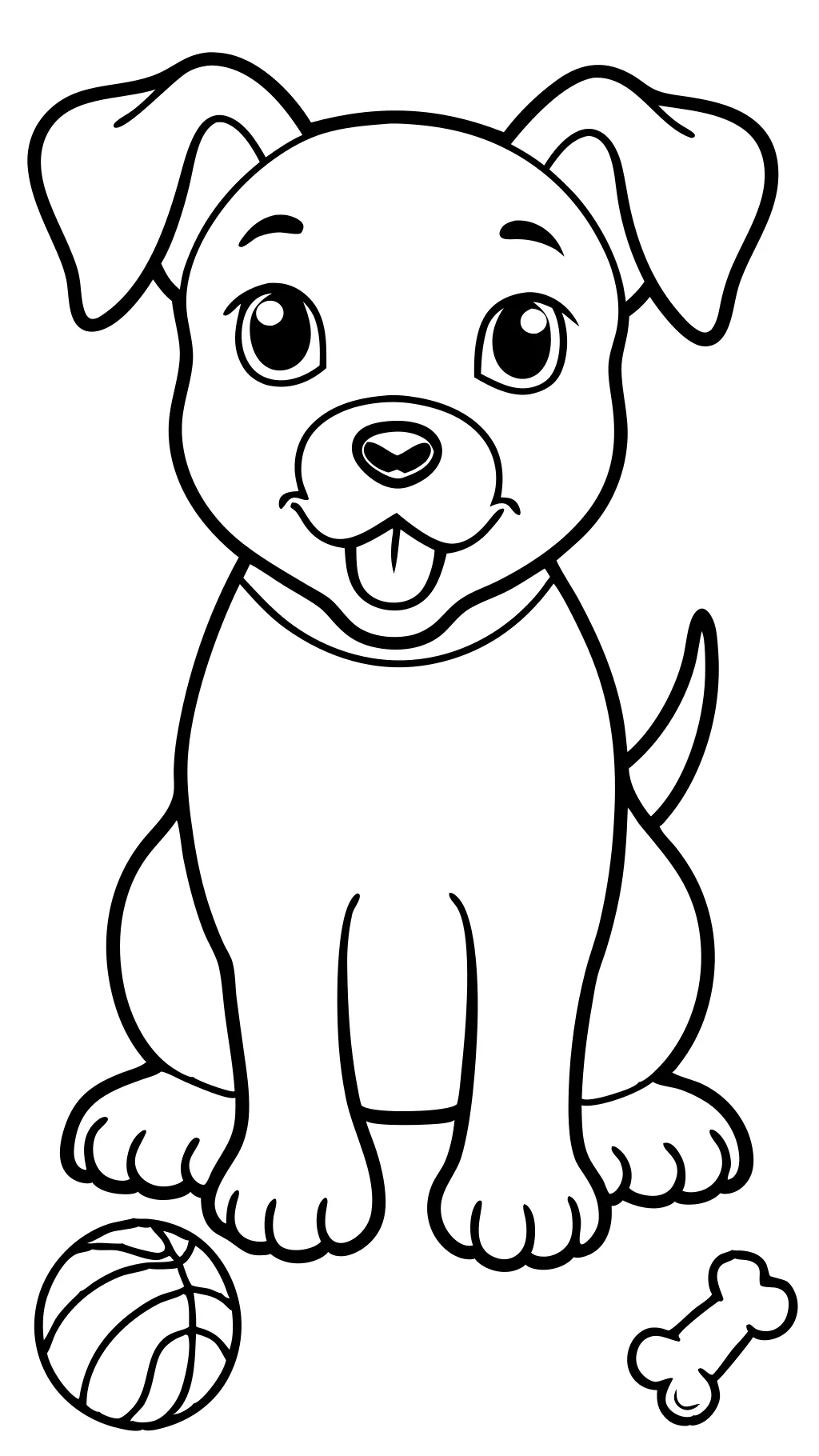 coloriages de chiot de chien